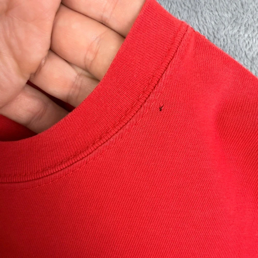 Nike Giannis Freak Long Sleeve Shirt Mens Small Red Graphic Tee DM2451-657